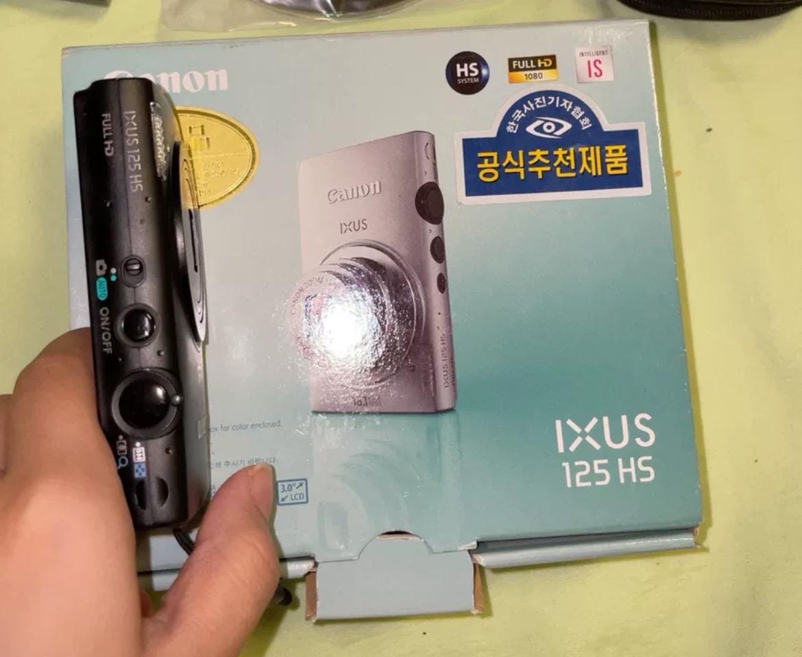 Canon IXUS 125 HS ! Boxed - black