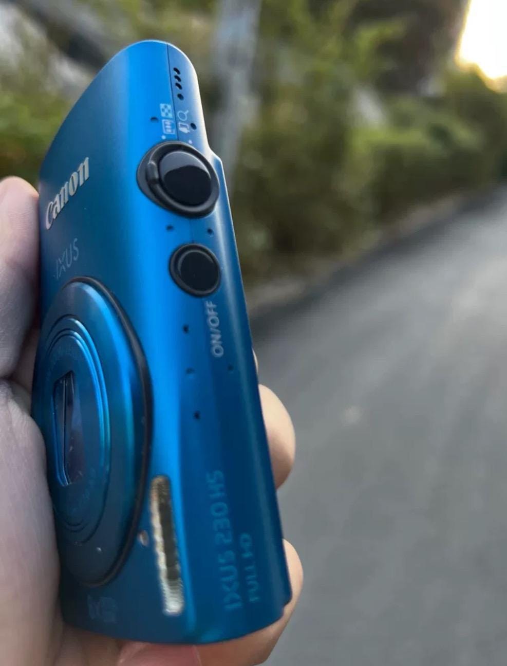 Canon IXUS 230 Hs ! Blue! Tested