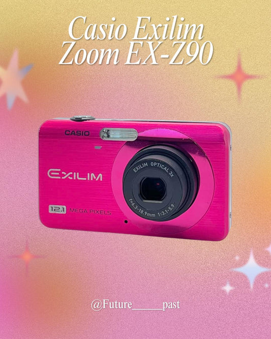 Like NEW! CASIO Exilim EX-Z90! Original box! Barbie Pink! vintage digital camera