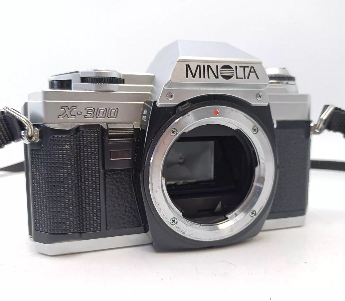 Minolta X-300 Camera & 2 Lenses 35mm film camera