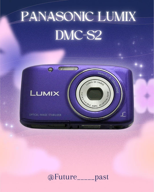 Panasonic Lumix DMC-S2! Purple! Vintage digital camera
