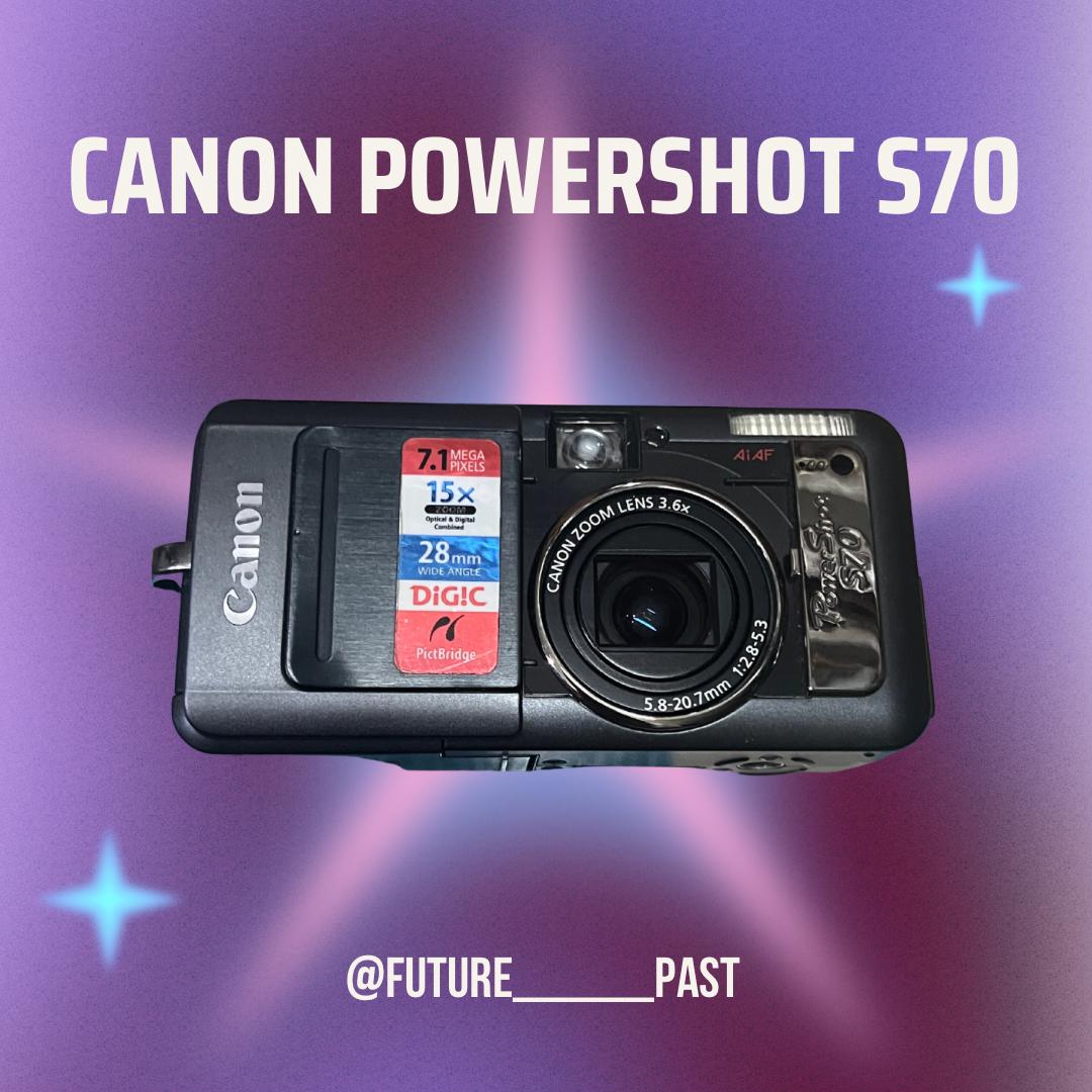 Canon PowerShot S70! Original box! Vintage digital camera