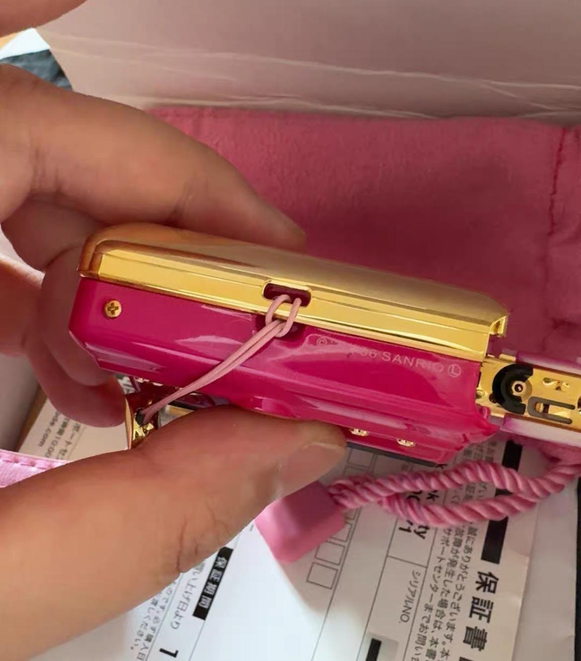 Tink Pink X Hello Kitty DC571 !RARE!! In Box!Vintage digital camera! Sanrio
