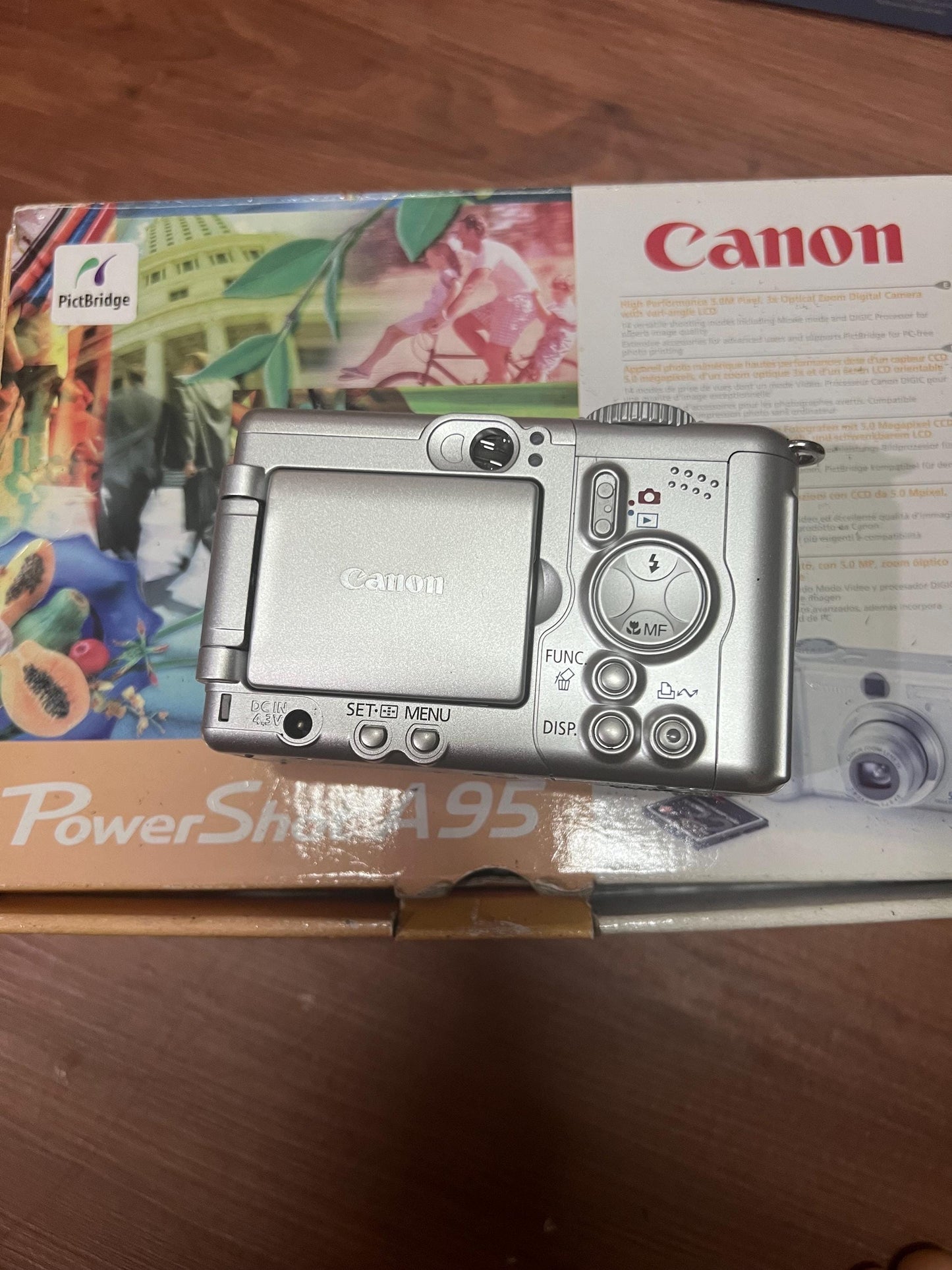 Canon PowerShot A95! Original box! Filp screen! Vintage digital camera