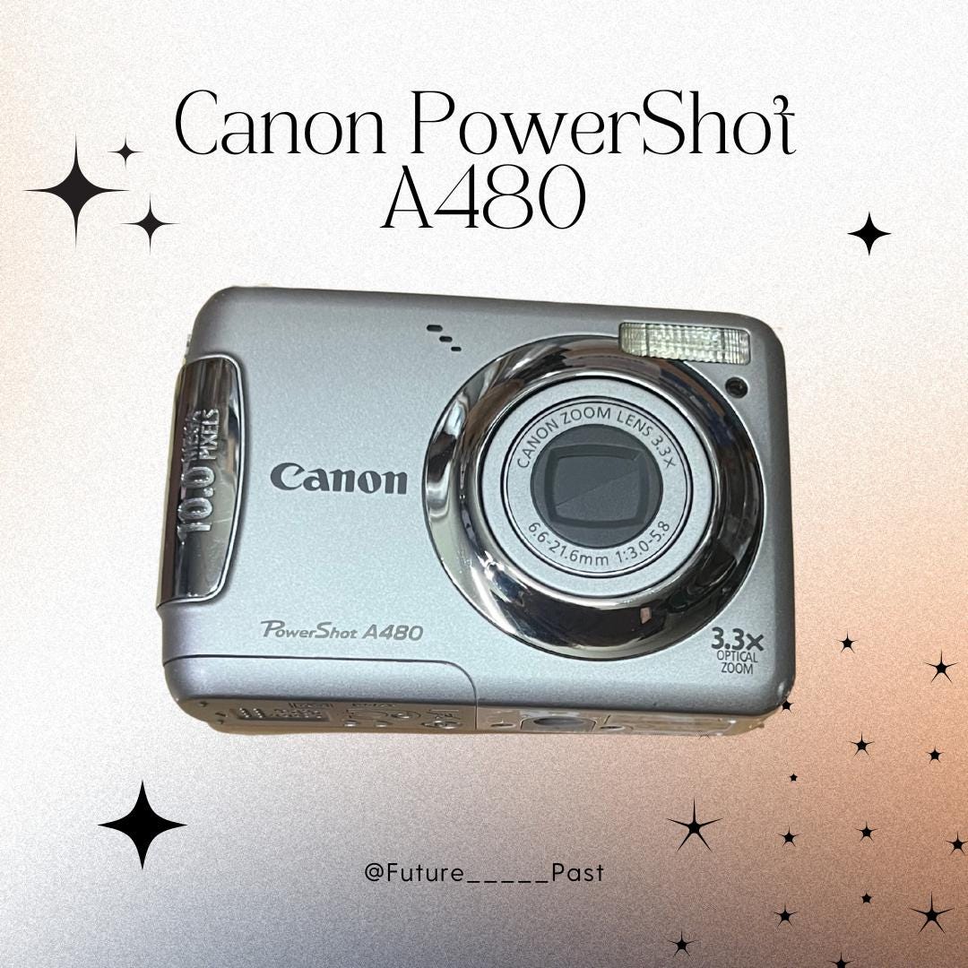 Canon PowerShot A480 ! Original box! Vintage digital camera