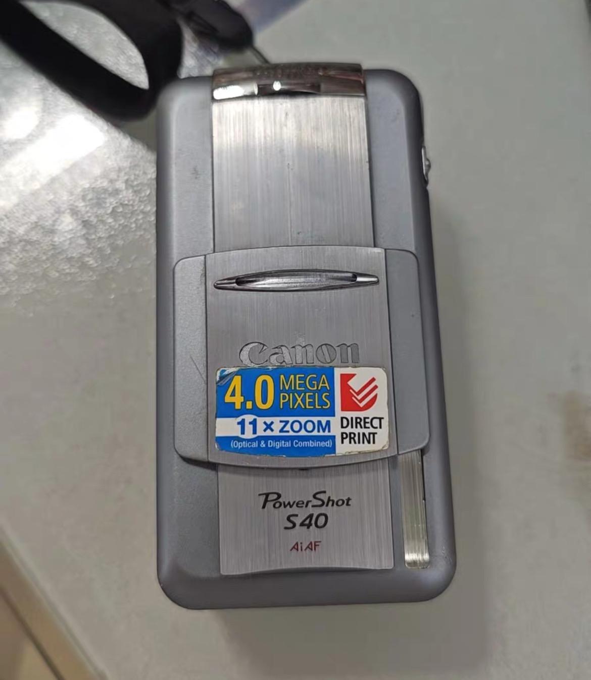 Canon PowerShot S40! Original box! Vintage digital camera