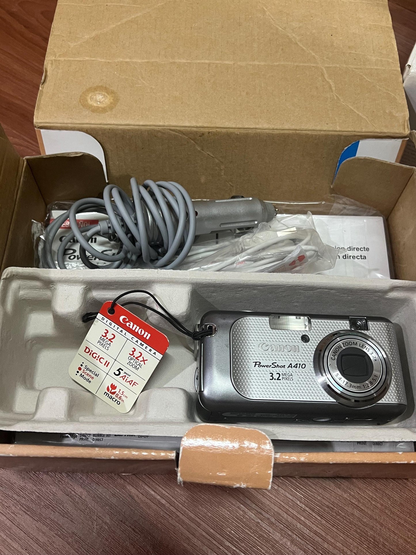 Canon PowerShot A410 ! Original box! Vintage digital camera