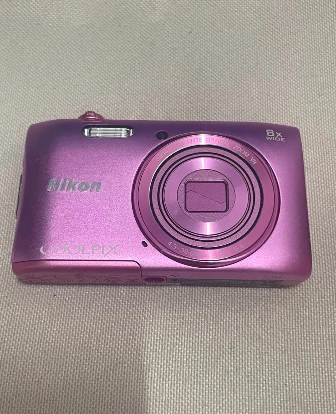 NIKON COOLPIX S3600 ! Pink vintage digital camera