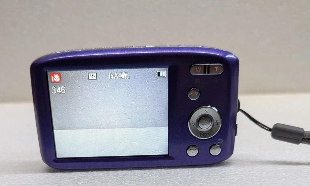 Panasonic Lumix DMC-S2! Purple! Vintage digital camera