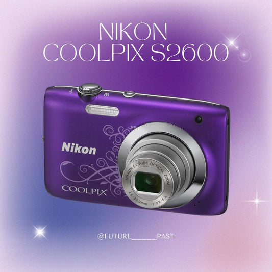 Nikon CoolPix S2600!  Rare design! Purple
