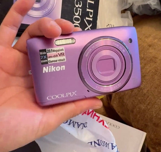 Nikon Coolpix S3500💜New Opened box!! Rare
