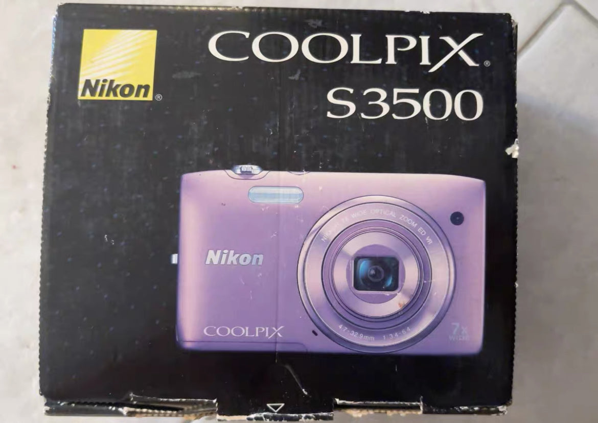 Nikon Coolpix S3500💜New Opened box!! Rare