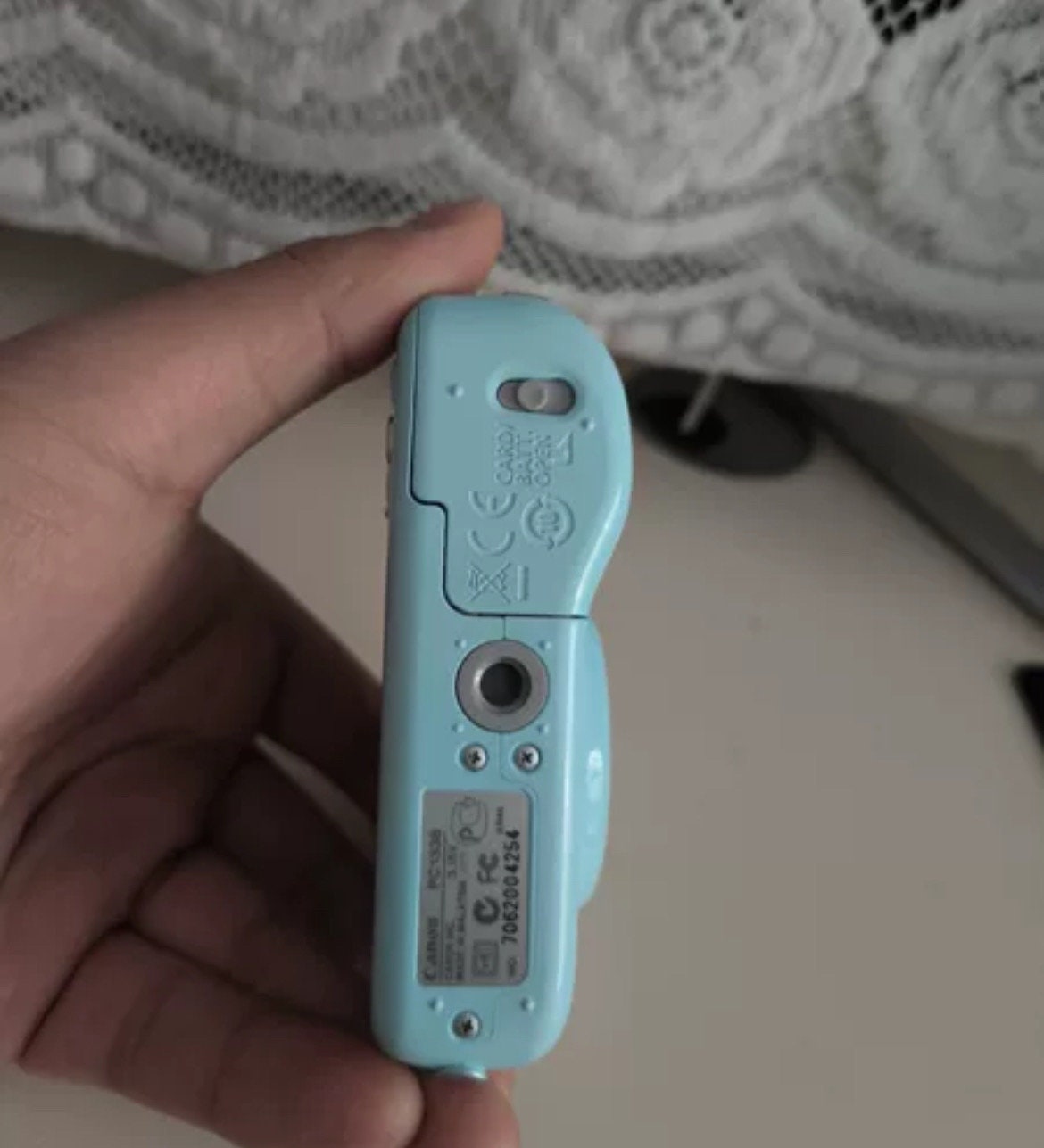 Canon Powershot E1 ! Super Rare Boxed! baby blue
