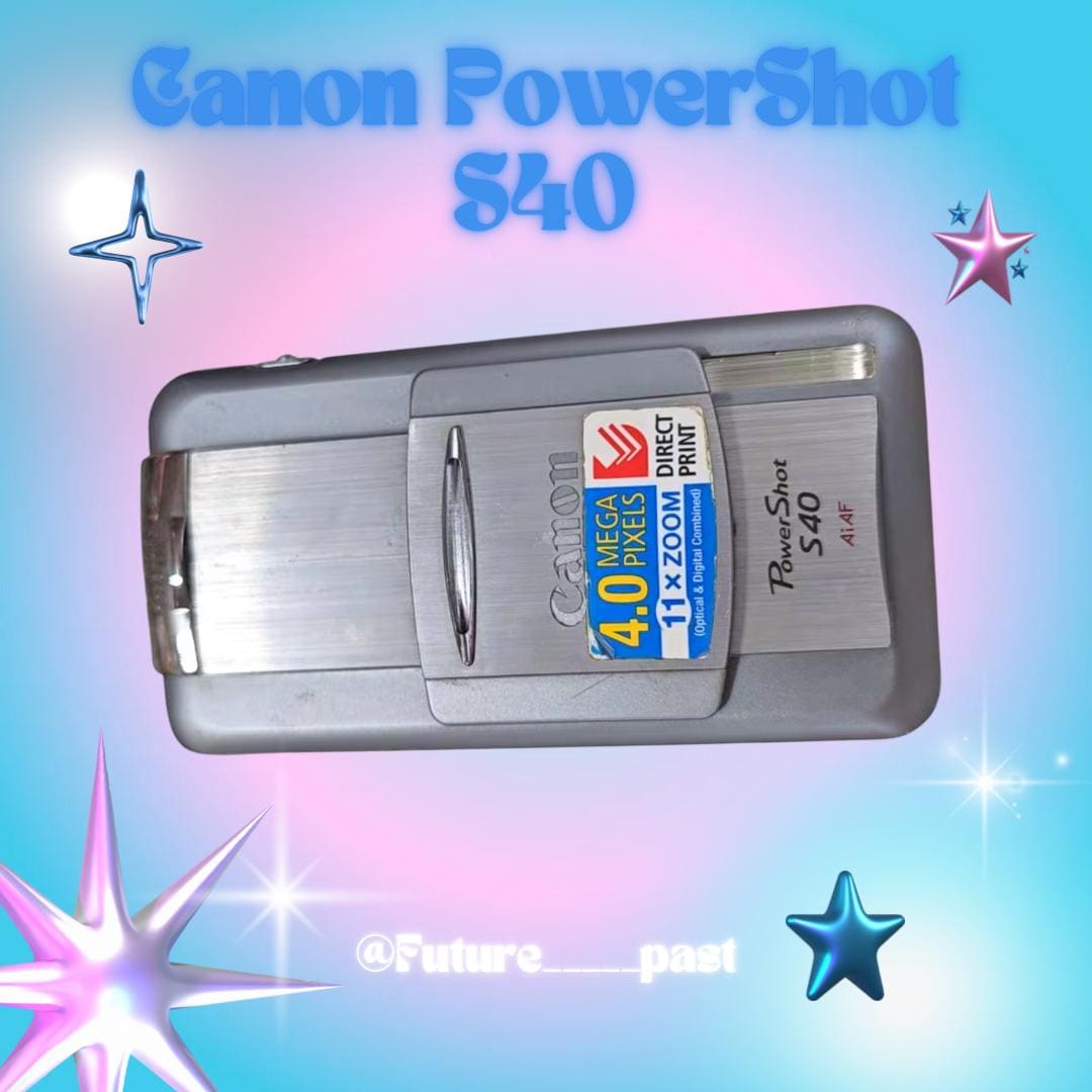 Canon PowerShot S40! Original box! Vintage digital camera
