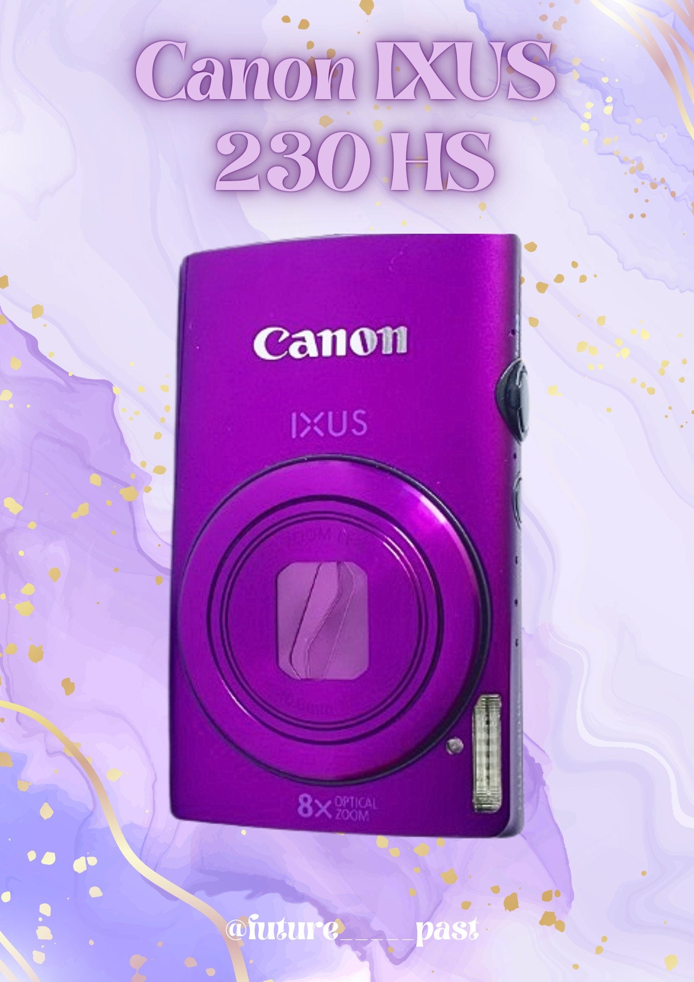 Canon IXUS 230 hs! In box!! PURPLE
