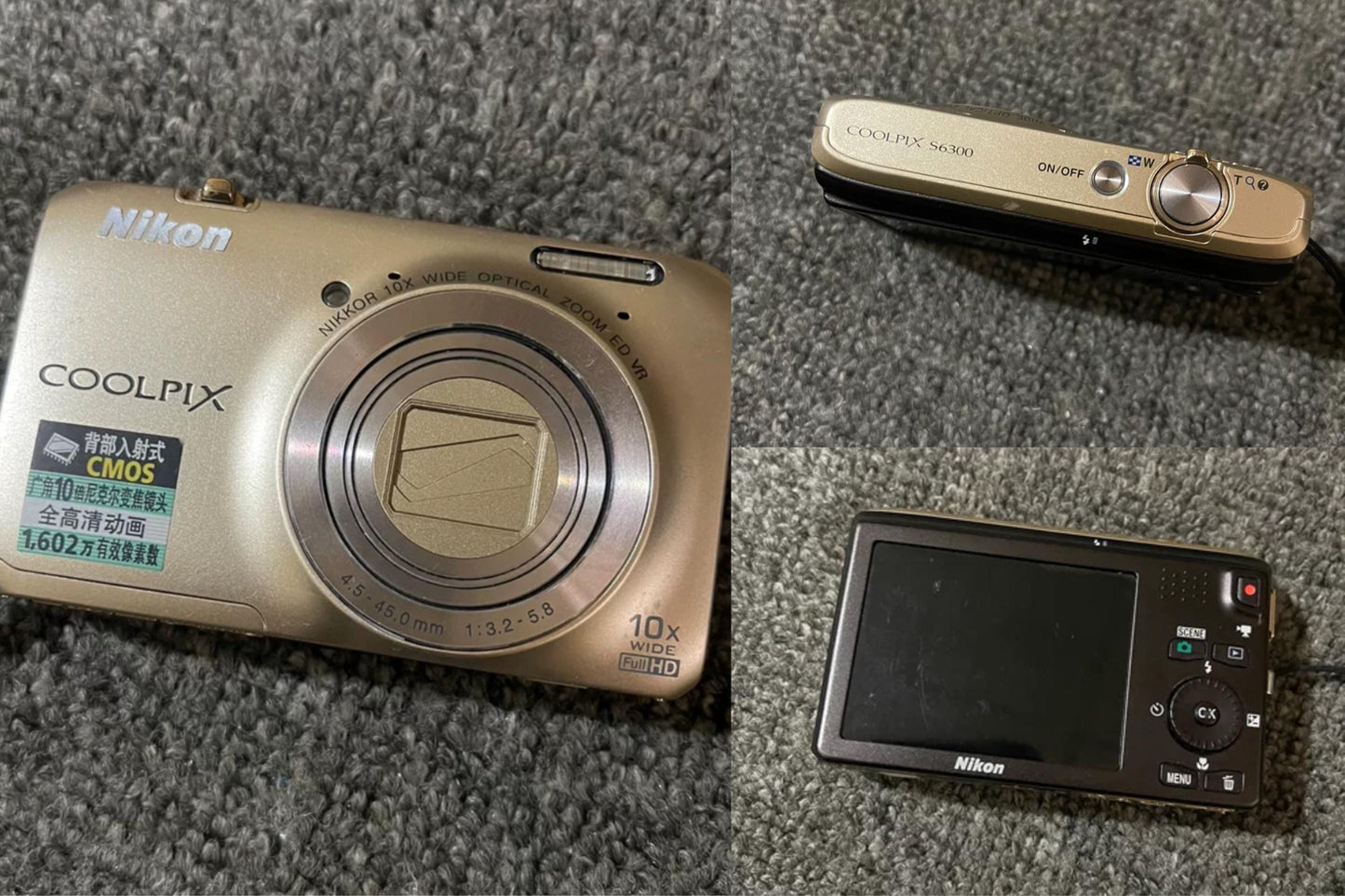 Nikon Coolpix S6300! multiple colors!!