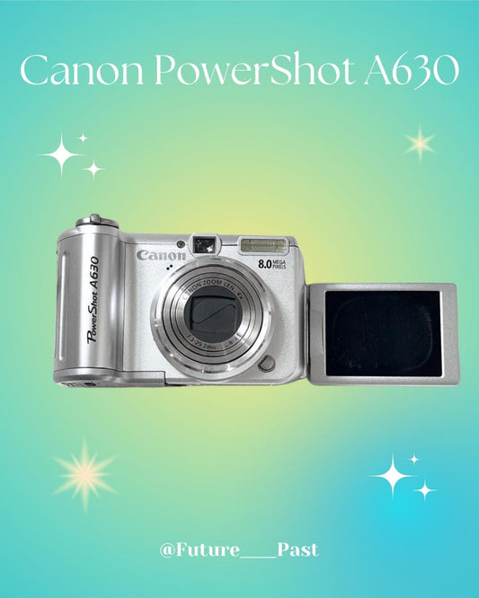 Canon PowerShot A630! Filp screen! vintage digital camera