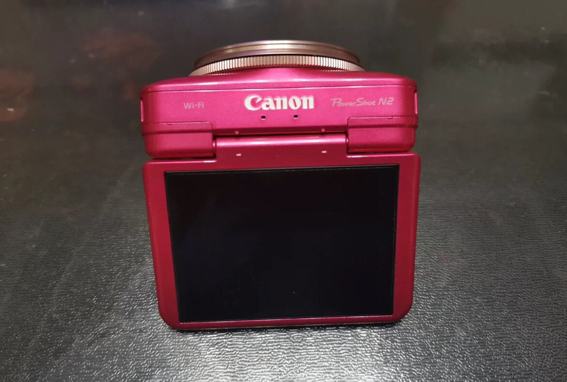 Canon Powershot N2 -pink !RARE! flip screen