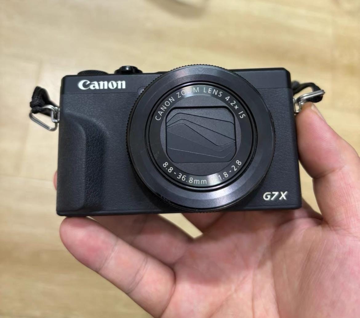 Canon powershot G7x mark iii
