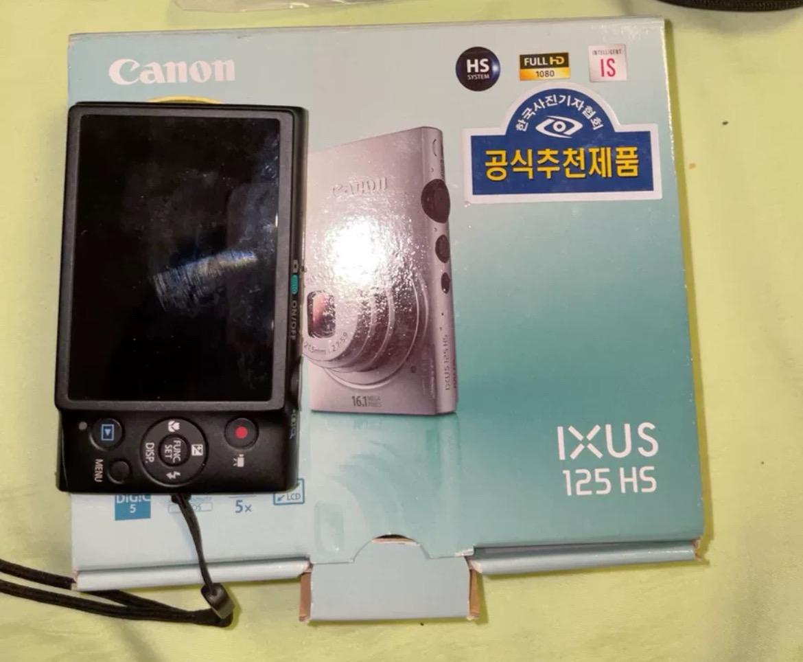 Canon IXUS 125 HS ! Boxed - black