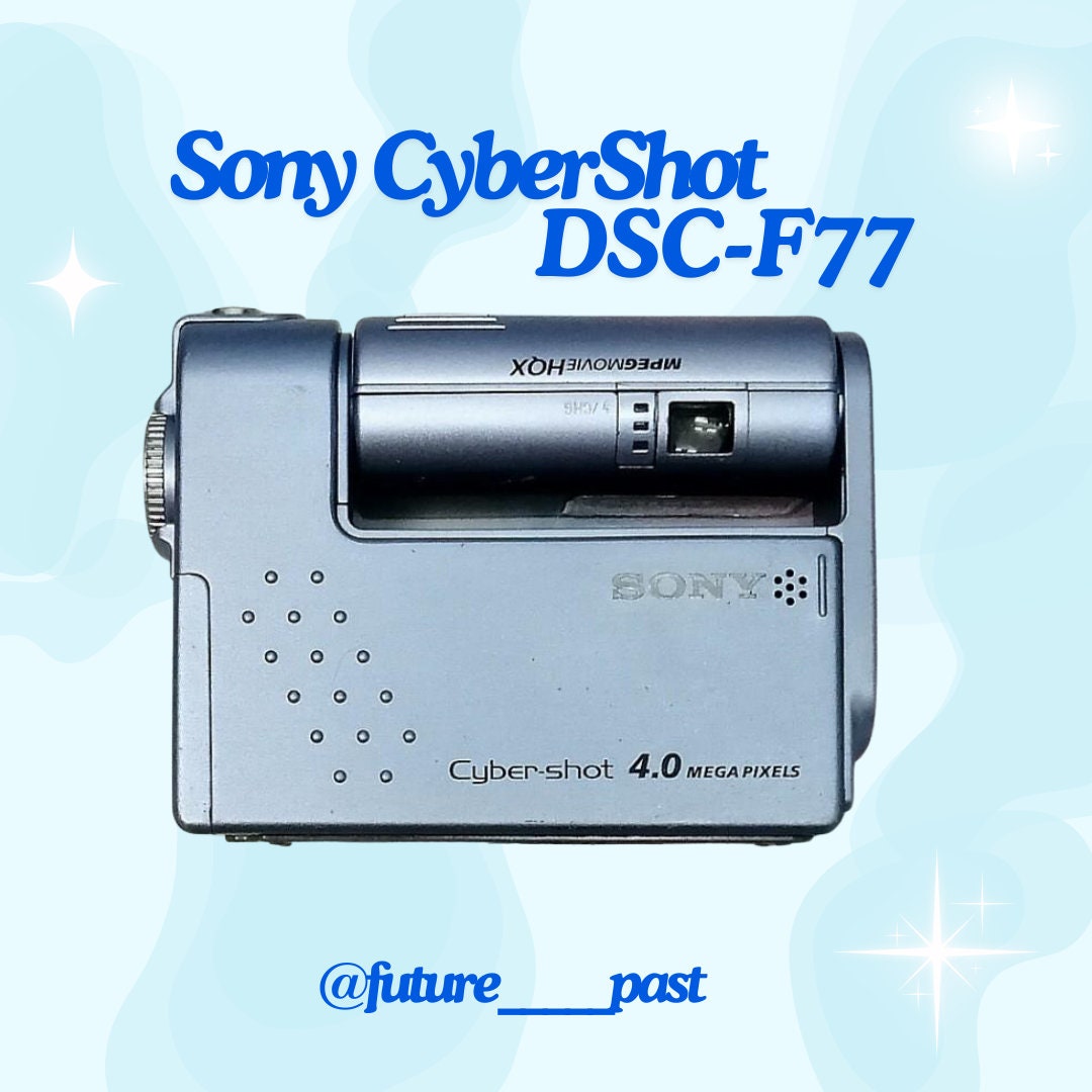 Sony CyberShot DSC-F77！Ice blue