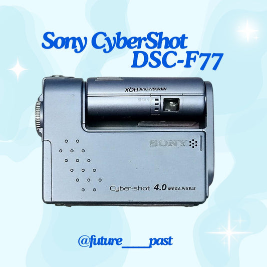 Sony CyberShot DSC-F77！Ice blue