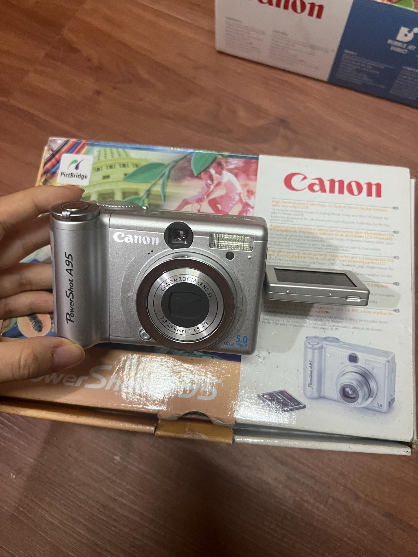 Canon PowerShot A95! Original box! Filp screen! Vintage digital camera