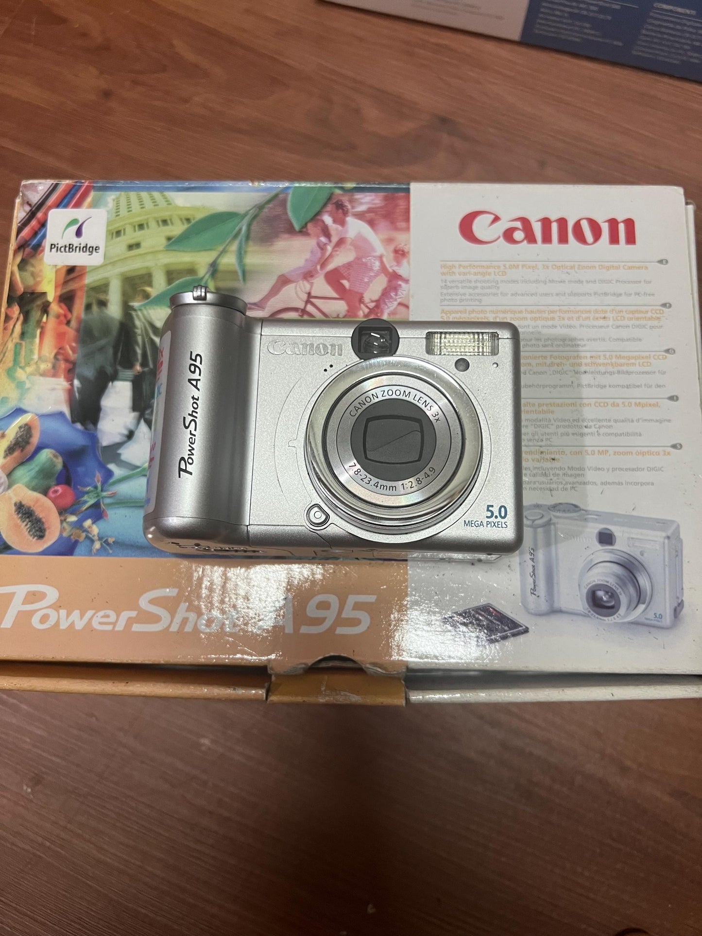 Canon PowerShot A95! Original box! Filp screen! Vintage digital camera