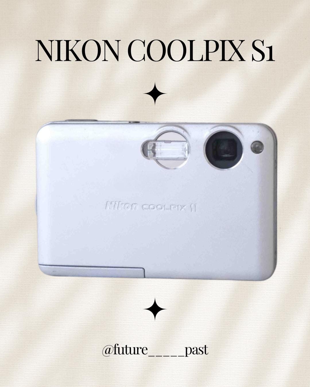 Nikon CoolPix S1 ！ white