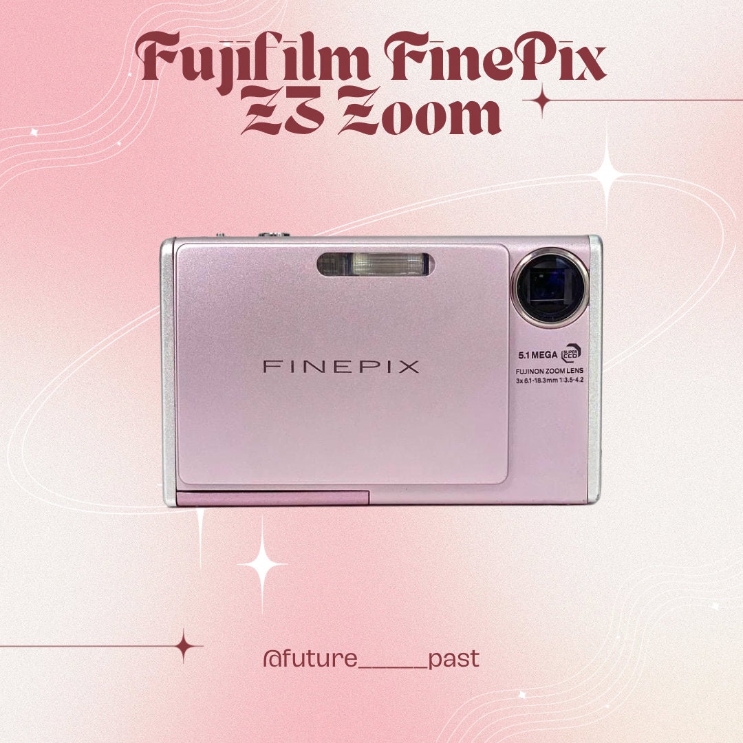 Fujifilm FinePix Z3 Zoom | pink | boxed| vintage digital camera