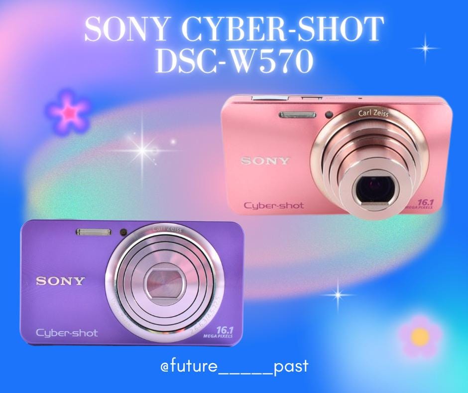 Sony Cyber-shot DSC-W570! Vintage digital camera